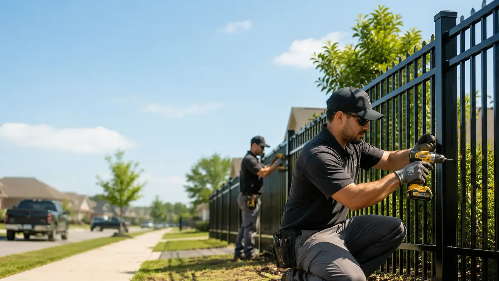 Metal Fence Installation in Mendon, MI